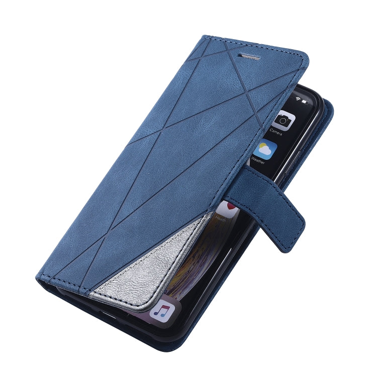 For iPhone XS Max Skin Feel Splicing Horizontal Flip Leather Case with Holder & Card Slots & Wallet & Photo Frame