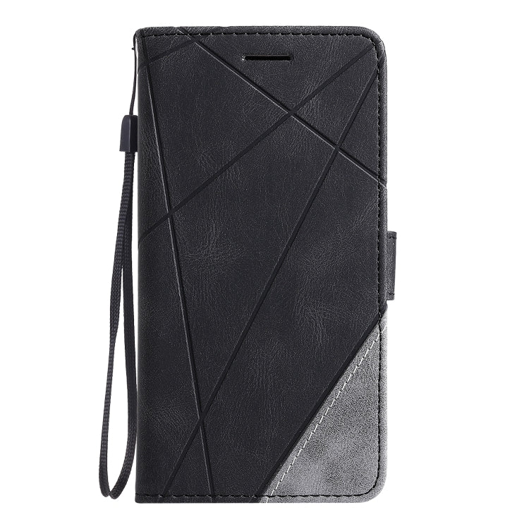 For iPhone XS Max Skin Feel Splicing Horizontal Flip Leather Case with Holder & Card Slots & Wallet & Photo Frame