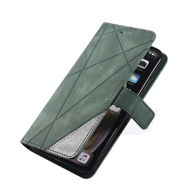 For iPhone XS Max Skin Feel Splicing Horizontal Flip Leather Case with Holder & Card Slots & Wallet & Photo Frame