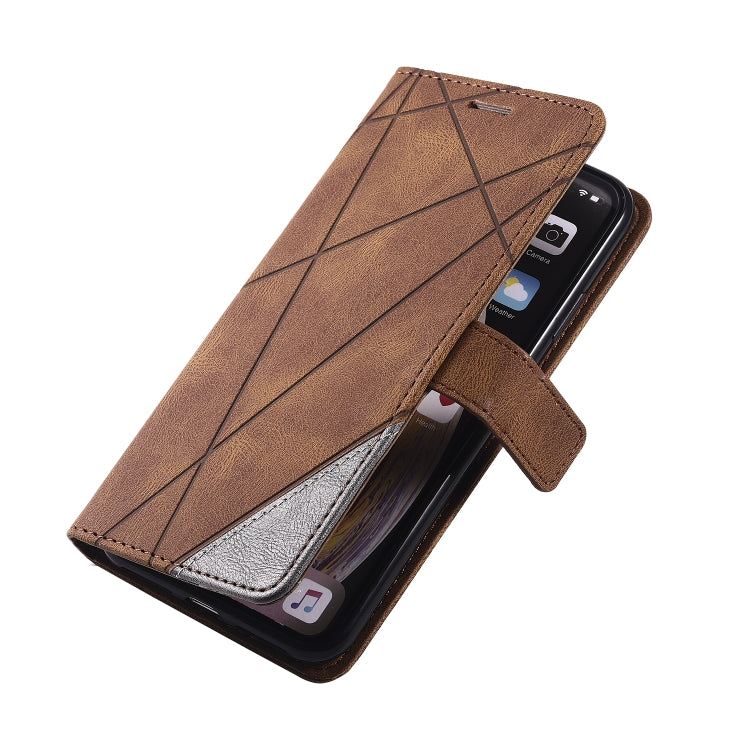 For iPhone XS Max Skin Feel Splicing Horizontal Flip Leather Case with Holder & Card Slots & Wallet & Photo Frame