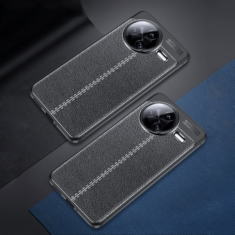 For Redmi K80 Pro Litchi Texture Shockproof TPU Phone Case - Black