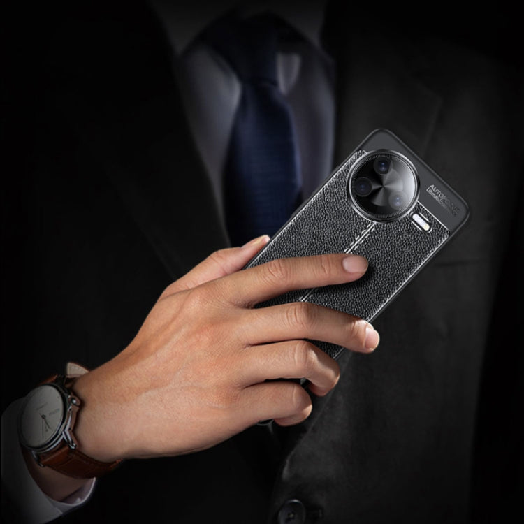 For Redmi K80 Pro Litchi Texture Shockproof TPU Phone Case - Black