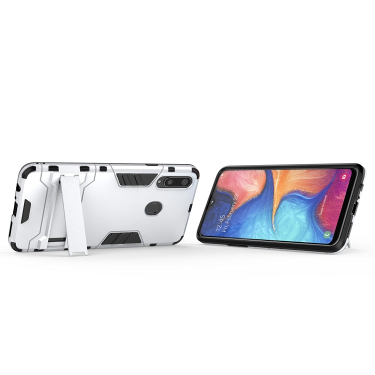 For Samsung Galaxy A20s PC + TPU Shockproof Case with Holder