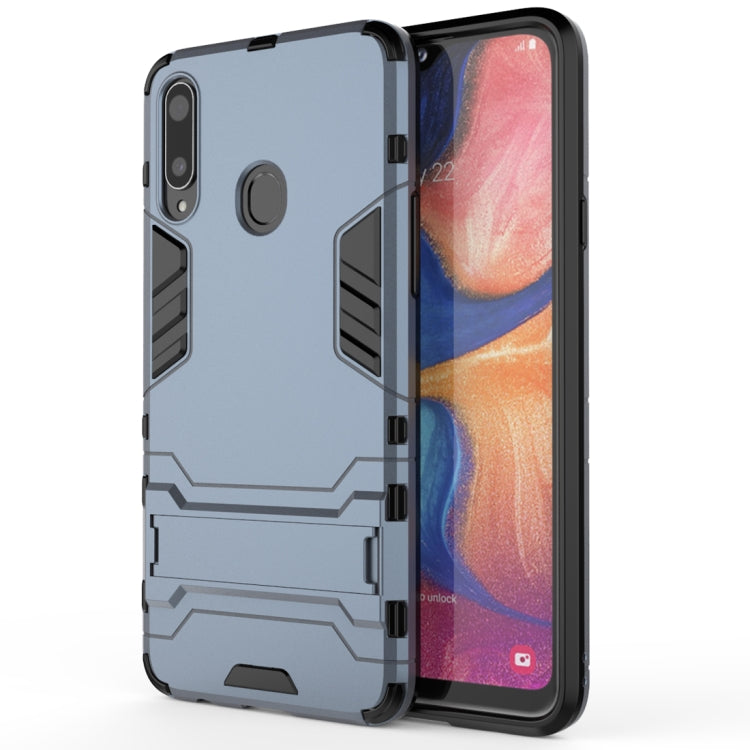 For Samsung Galaxy A20s PC + TPU Shockproof Case with Holder