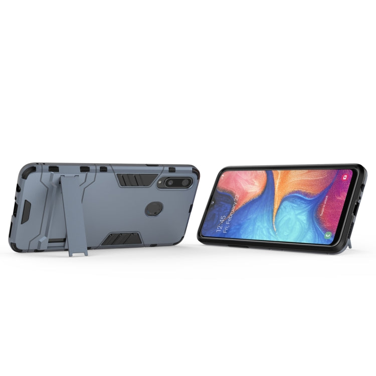 For Samsung Galaxy A20s PC + TPU Shockproof Case with Holder