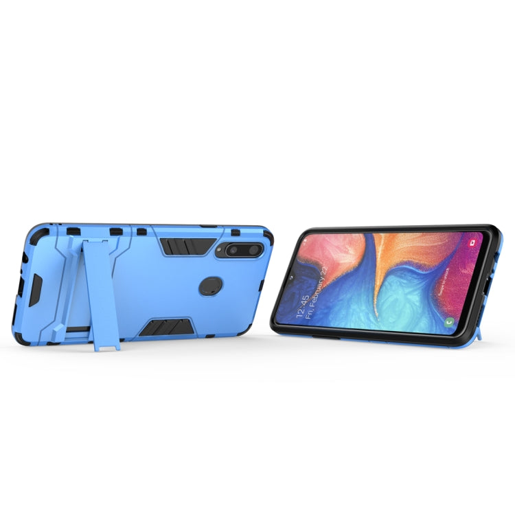 For Samsung Galaxy A20s PC + TPU Shockproof Case with Holder