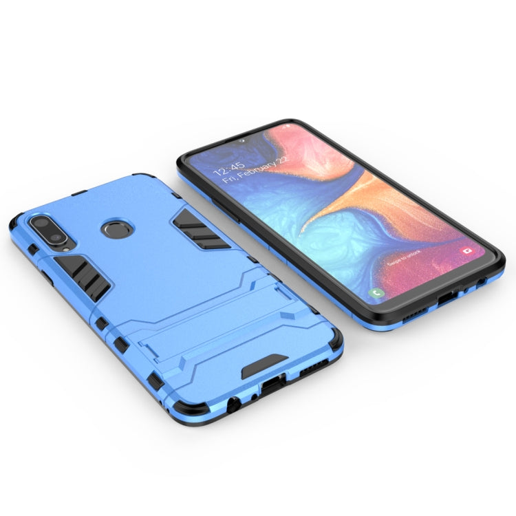 For Samsung Galaxy A20s PC + TPU Shockproof Case with Holder