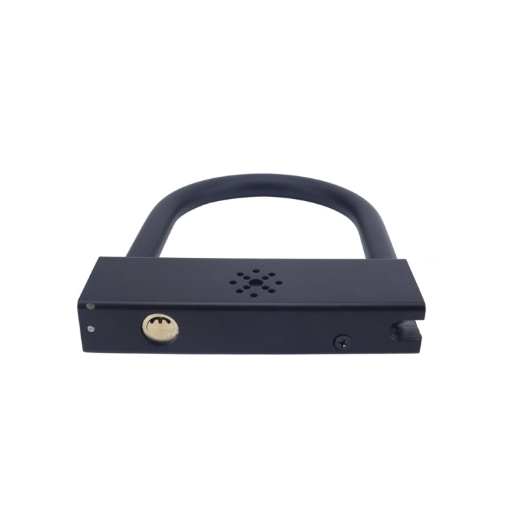 Car U-shaped Anti-theft Alarm Lock - Black