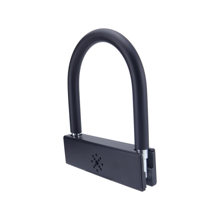 Car U-shaped Anti-theft Alarm Lock - Black