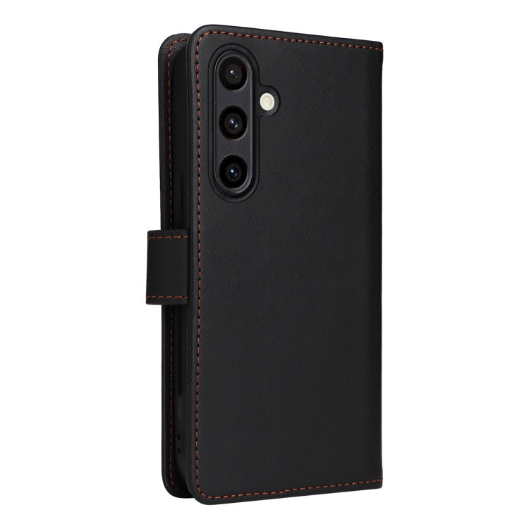 For Galaxy S24 FE 5G BETOPNICE BN-005 2 in 1 Detachable Imitate Genuine Leather Phone Case
