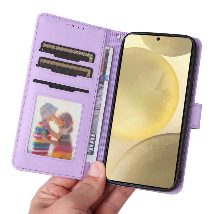 For Galaxy S25 5G BETOPNICE BN-005 2 in 1 Detachable Imitate Genuine Leather Phone Case