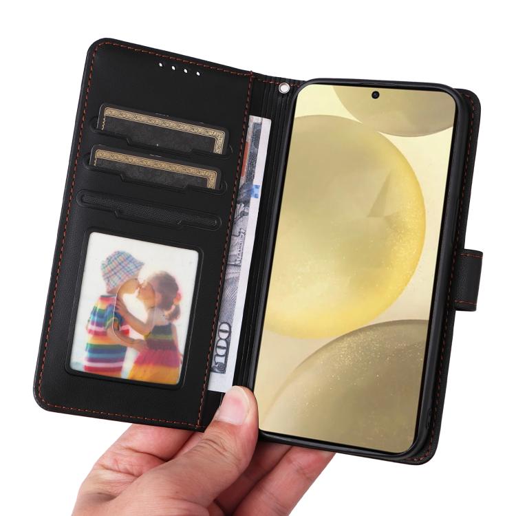 For Galaxy S25 5G BETOPNICE BN-005 2 in 1 Detachable Imitate Genuine Leather Phone Case