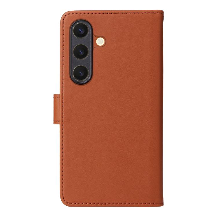 For Galaxy S25 5G BETOPNICE BN-005 2 in 1 Detachable Imitate Genuine Leather Phone Case