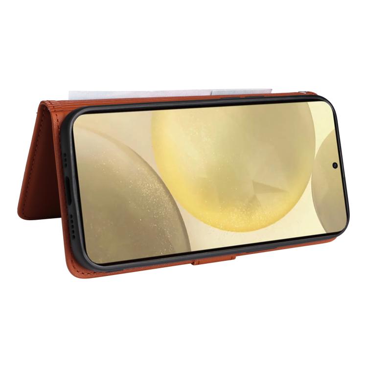 For Galaxy S25 5G BETOPNICE BN-005 2 in 1 Detachable Imitate Genuine Leather Phone Case