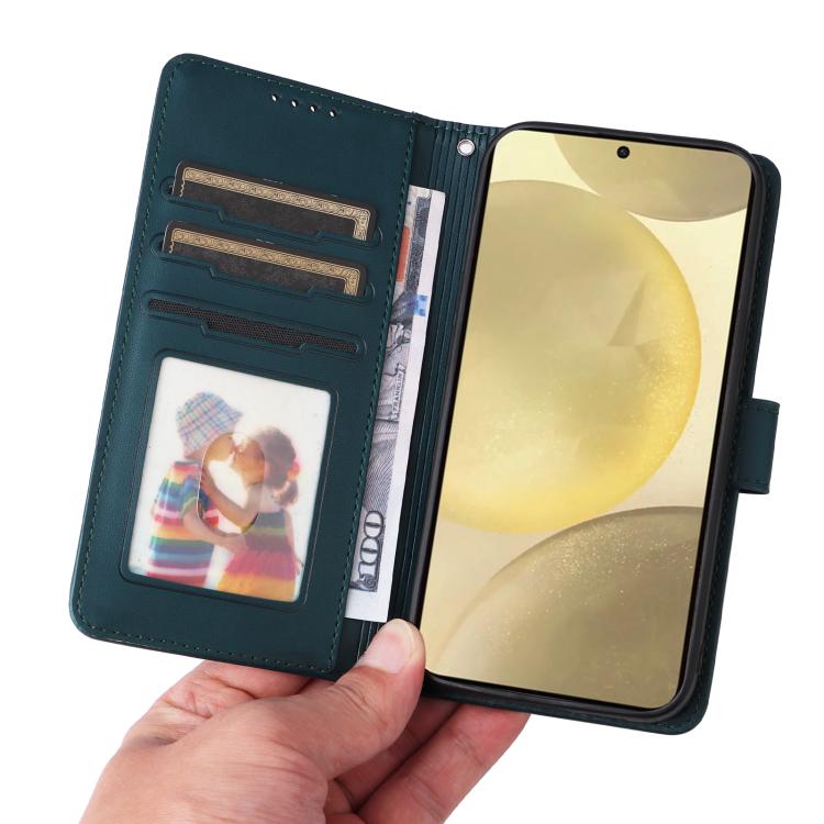 For Galaxy S25 5G BETOPNICE BN-005 2 in 1 Detachable Imitate Genuine Leather Phone Case