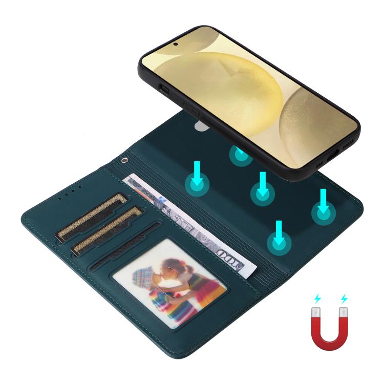 For Galaxy S25 5G BETOPNICE BN-005 2 in 1 Detachable Imitate Genuine Leather Phone Case