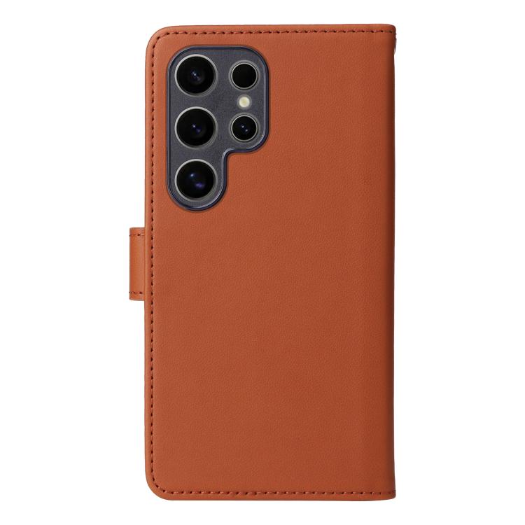 For Galaxy S25 Ultra 5G BETOPNICE BN-005 2 in 1 Detachable Imitate Genuine Leather Phone Case
