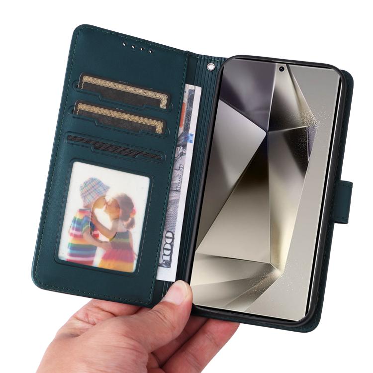 For Galaxy S25 Ultra 5G BETOPNICE BN-005 2 in 1 Detachable Imitate Genuine Leather Phone Case