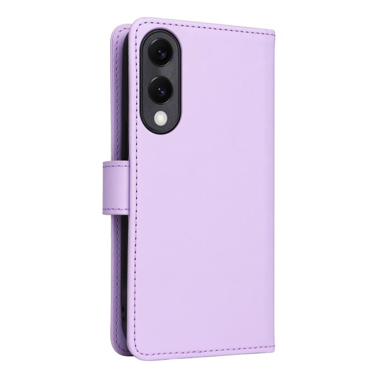 For Galaxy S25 Edge 5G BETOPNICE BN-005 2 in 1 Detachable Imitate Genuine Leather Phone Case