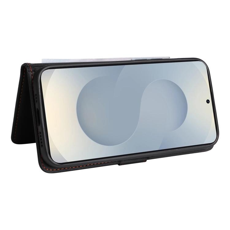 For Galaxy S25 Edge 5G BETOPNICE BN-005 2 in 1 Detachable Imitate Genuine Leather Phone Case