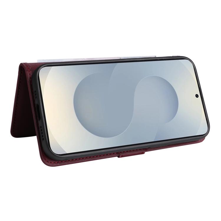 For Galaxy S25 Edge 5G BETOPNICE BN-005 2 in 1 Detachable Imitate Genuine Leather Phone Case