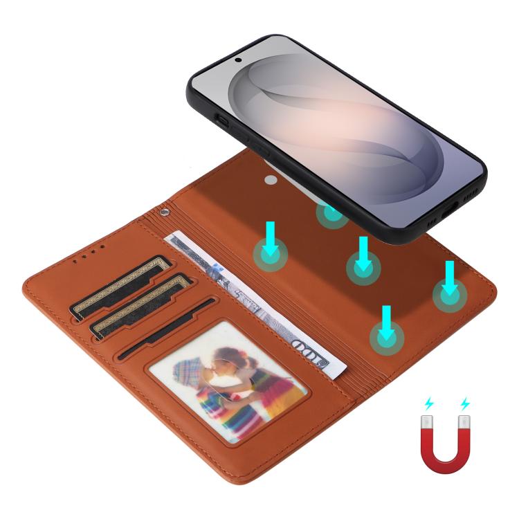 For Galaxy S26 Ultra 5G BETOPNICE BN-005 2 in 1 Detachable Imitate Genuine Leather Phone Case