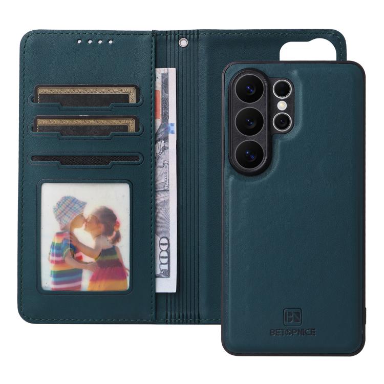 For Galaxy S26 Ultra 5G BETOPNICE BN-005 2 in 1 Detachable Imitate Genuine Leather Phone Case