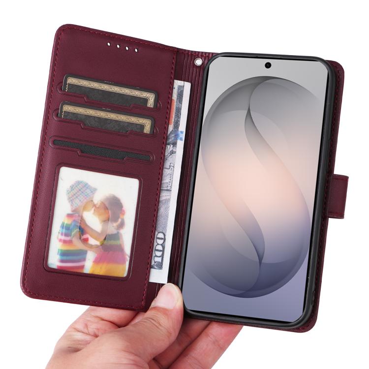 For Galaxy S26 Ultra 5G BETOPNICE BN-005 2 in 1 Detachable Imitate Genuine Leather Phone Case