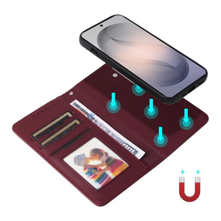 For Galaxy S26 Ultra 5G BETOPNICE BN-005 2 in 1 Detachable Imitate Genuine Leather Phone Case