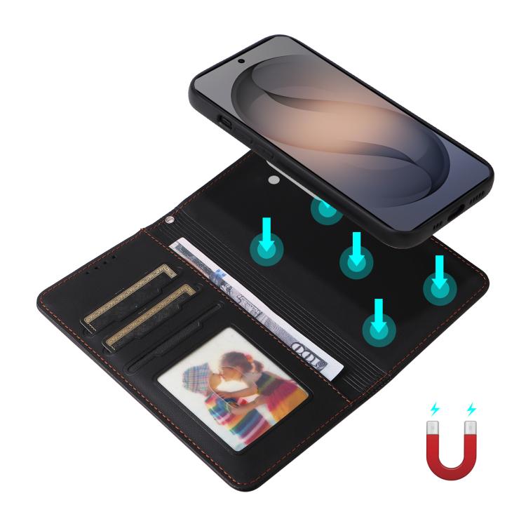 For Galaxy S26+ 5G BETOPNICE BN-005 2 in 1 Detachable Imitate Genuine Leather Phone Case