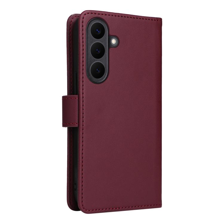 For Galaxy S26+ 5G BETOPNICE BN-005 2 in 1 Detachable Imitate Genuine Leather Phone Case