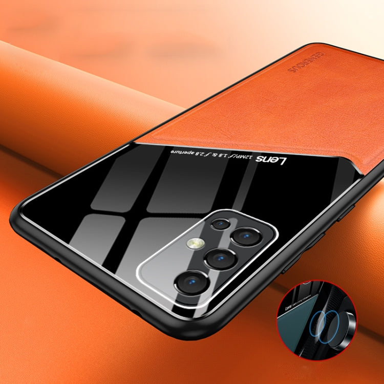 For Huawei Honor 30s All-inclusive Leather + Organic Glass Protective Case with Metal Iron Sheet