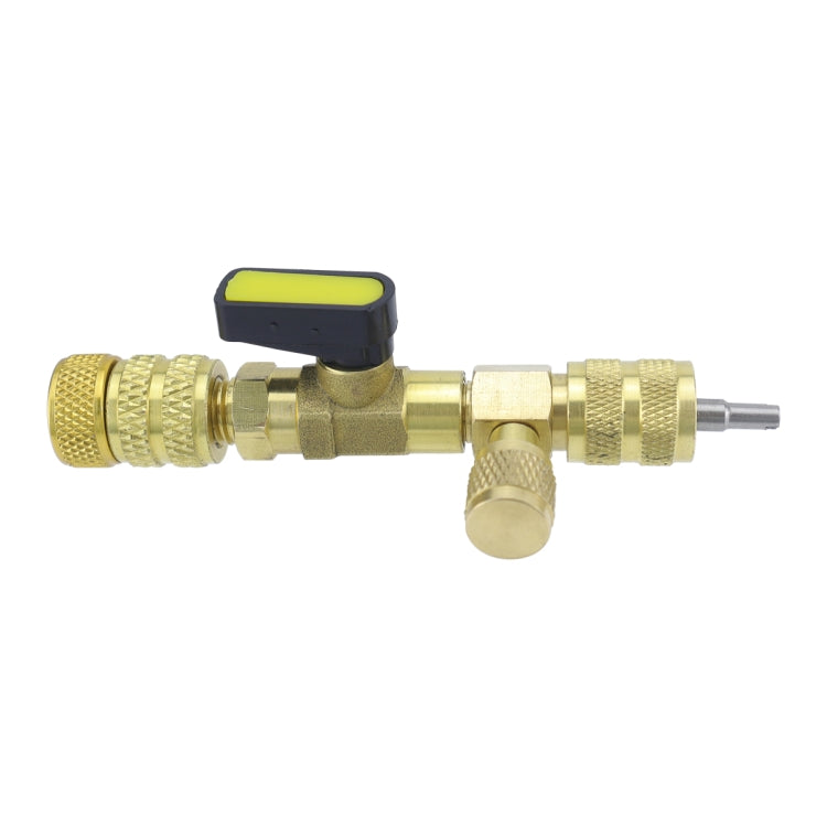 23pcs / Set Air Conditioning Valve Core Remover with Wrench - Gold