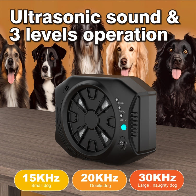 X1 Outdoor Ultrasonic Bark Stopper Dog Training Device - Black