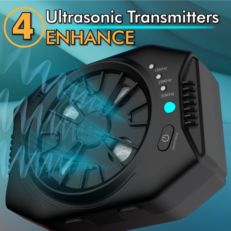X1 Outdoor Ultrasonic Bark Stopper Dog Training Device - Black