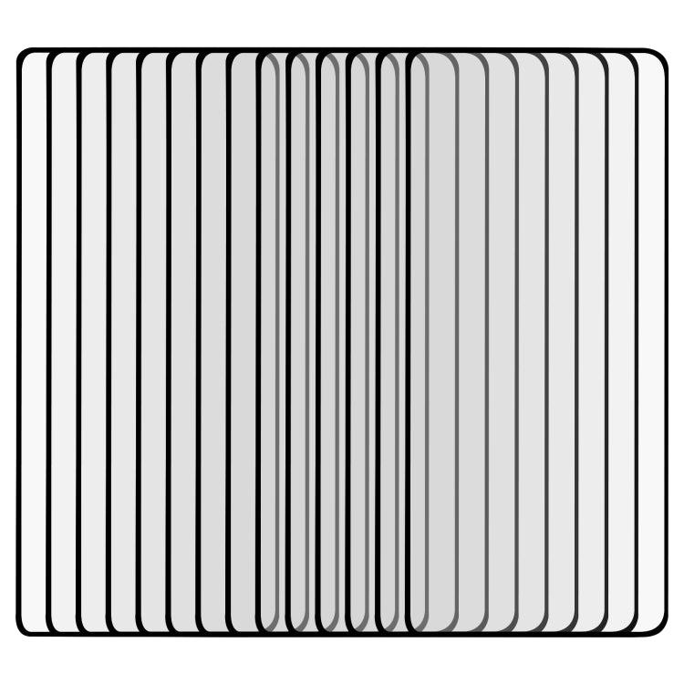 For Xiaomi Mix Fold 4 25pcs Full Glue Full Cover Screen Protector Tempered Glass Film - Black