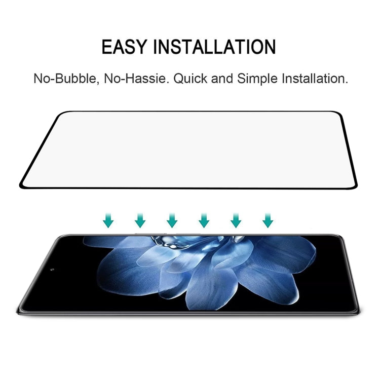 For Xiaomi Mix Fold 4 25pcs Full Glue Full Cover Screen Protector Tempered Glass Film - Black