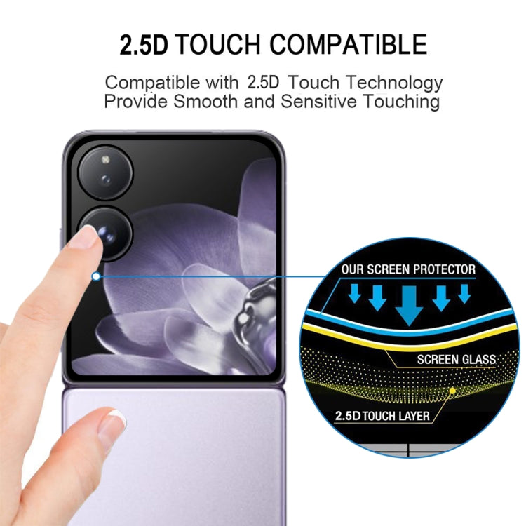 For Xiaomi Mix Flip Folding Screen Edge Glue Full Cover Screen Protector - Black