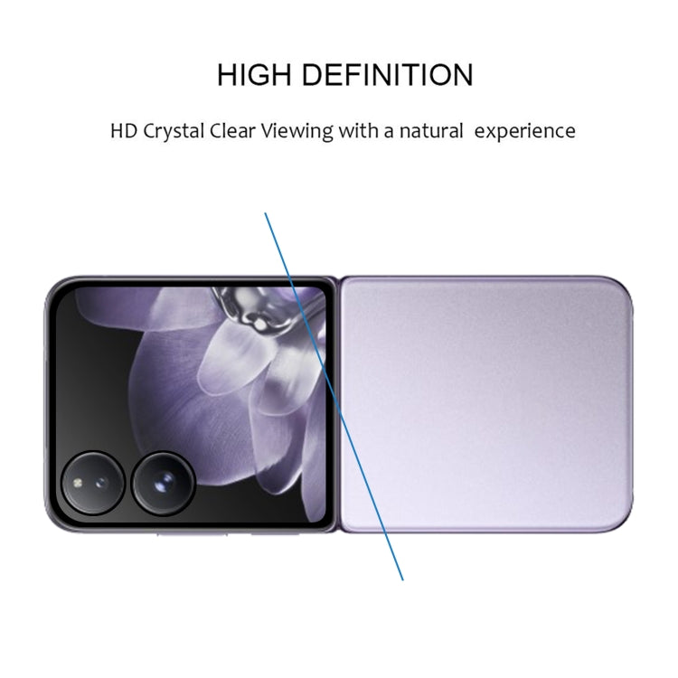 For Xiaomi Mix Flip 25pcs Folding Screen Edge Glue Full Cover Screen Protector - Black
