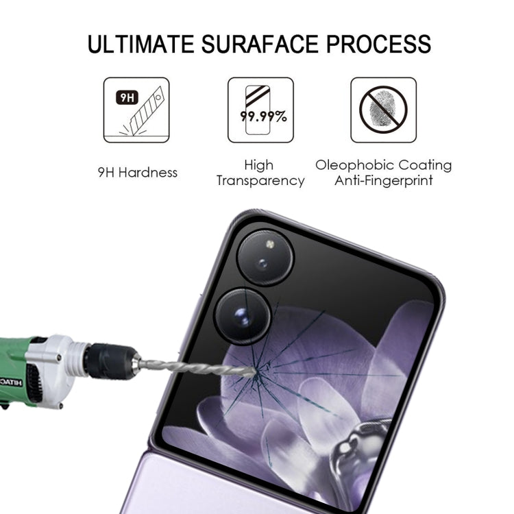 For Xiaomi Mix Flip 25pcs Folding Screen Edge Glue Full Cover Screen Protector - Black