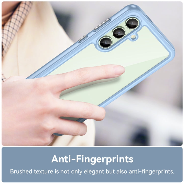 For Samsung Galaxy S24 FE 5G Colorful Series Acrylic Hybrid TPU Phone Case