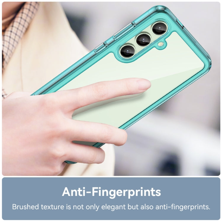 For Samsung Galaxy S24 FE 5G Colorful Series Acrylic Hybrid TPU Phone Case