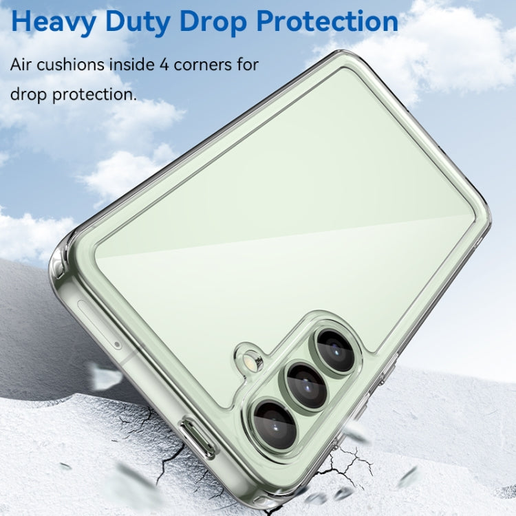For Samsung Galaxy S24 FE 5G Colorful Series Acrylic Hybrid TPU Phone Case