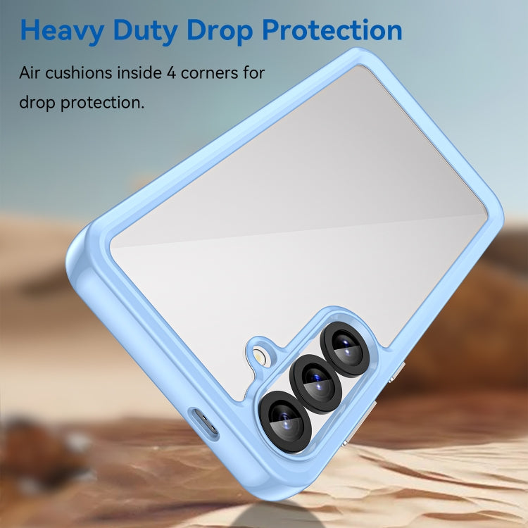 For Samsung Galaxy S25+ 5G Colorful Series Acrylic Hybrid TPU Phone Case