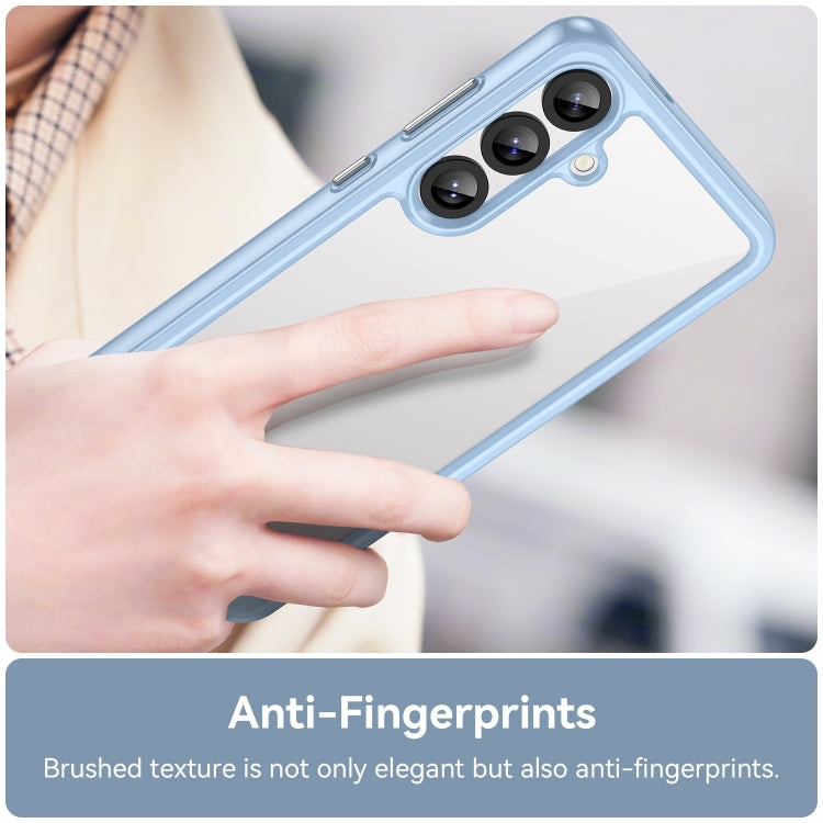 For Samsung Galaxy S25+ 5G Colorful Series Acrylic Hybrid TPU Phone Case