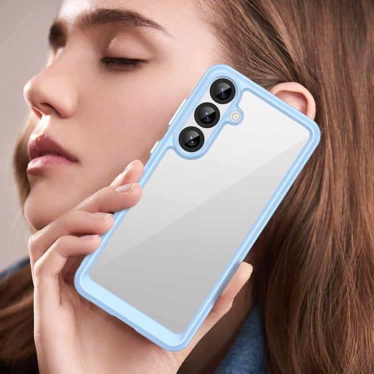 For Samsung Galaxy S25+ 5G Colorful Series Acrylic Hybrid TPU Phone Case