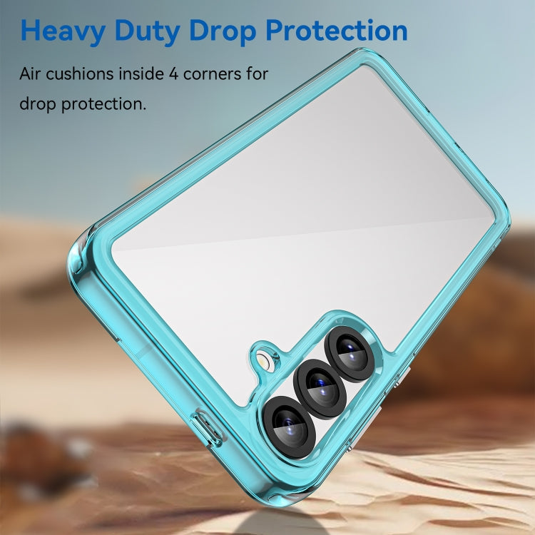 For Samsung Galaxy S25+ 5G Colorful Series Acrylic Hybrid TPU Phone Case