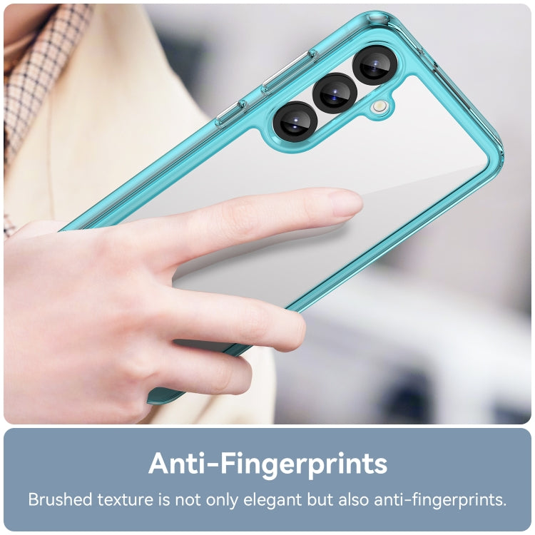 For Samsung Galaxy S25+ 5G Colorful Series Acrylic Hybrid TPU Phone Case