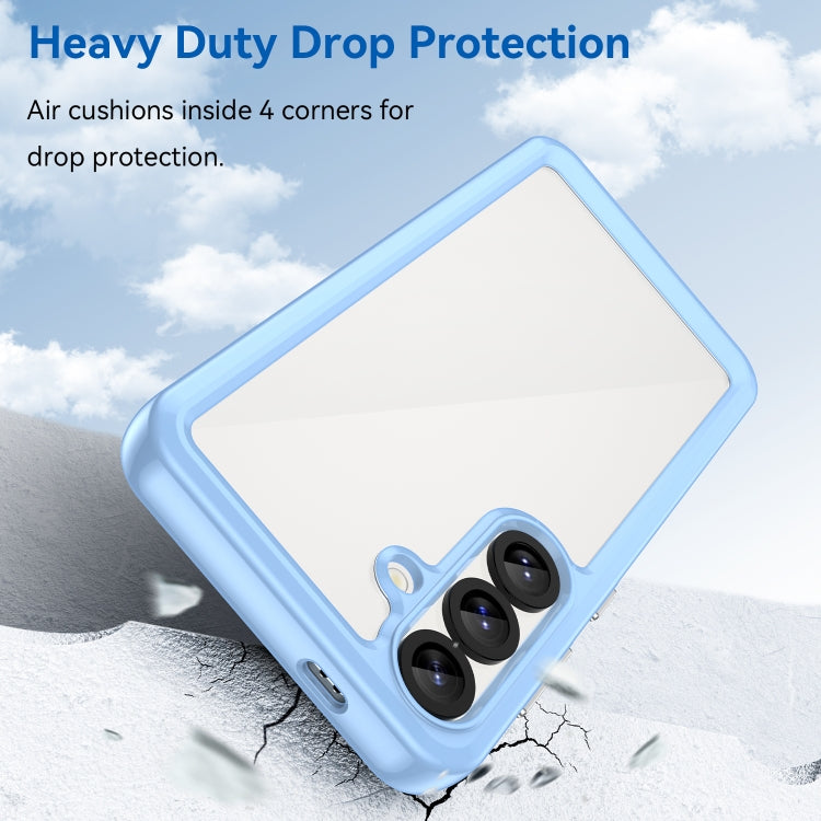 For Samsung Galaxy S25 5G Colorful Series Acrylic Hybrid TPU Phone Case