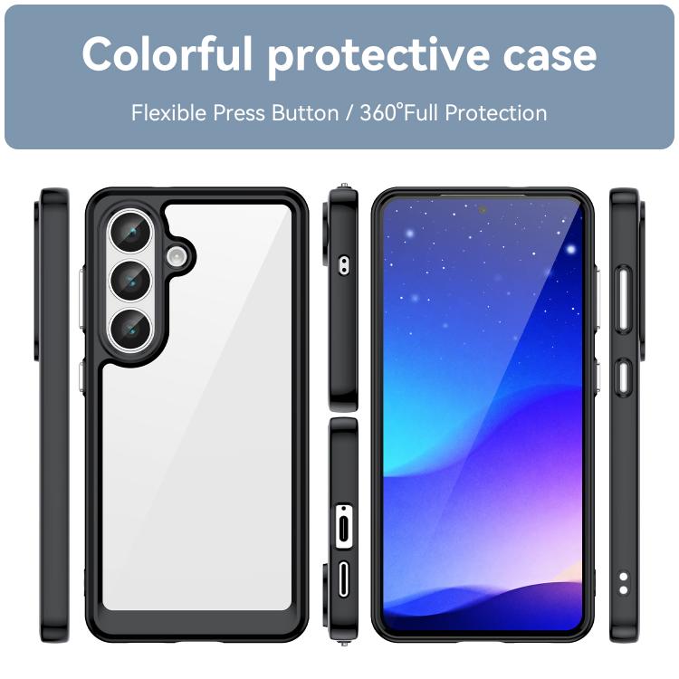 For Samsung Galaxy S26+ 5G Colorful Series Acrylic Hybrid TPU Phone Case
